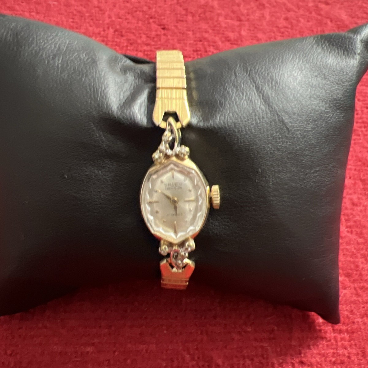 Gruen Precision Wristwatch Watch 17 Jewels 10K RGP Gold  display picture 2