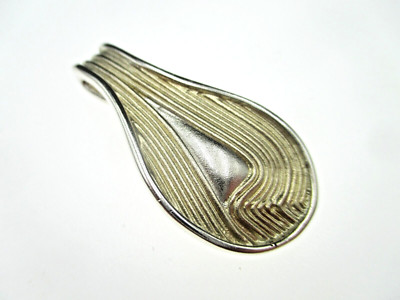 TOP Designer Anhänger Vintage Retro 925 Sterling Silber Modernist Silver Pendant