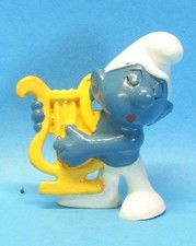 20070 HARFEN Schlumpf :  Nr. 6 festes Material Gesicht schmal Schleich HK