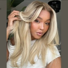 13x4 Lace Frontal Wig With Dark Roots Brazilian Human Hair Wig for Fashion Women