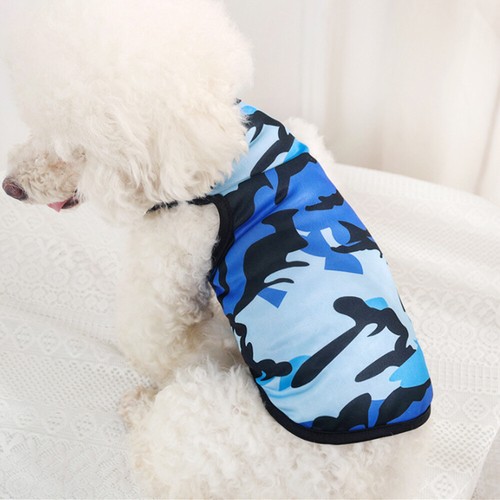 Vestiti per cani gilet mimetico simpatico protezione solare animale domestico cucciolo maglietta forniture per animali domestici - Foto 17 di 27
