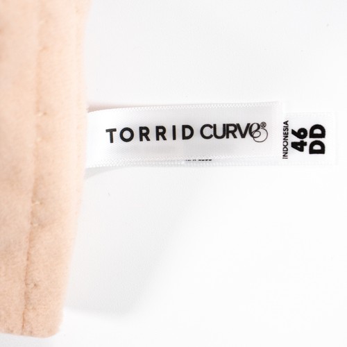 New Torrid Bra Size 46DD Curve Lightly Lined Strapless Multiway Solid Beige Nude - Picture 6 of 6