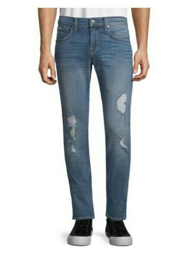 7 For All Mankind Herren Paxtyn Jeans, blau - Größe 29. - Bild 1 von 6