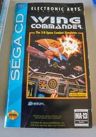 Wing Commander (Sega CD 1994) CIB Complete Tested Professionally Resurfaced Disc
