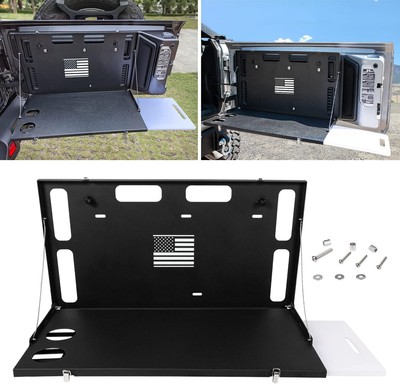 Tailgate Table Rear Door Foldable Storage Cargo Shelf For 2018-2022 Wrangler JL