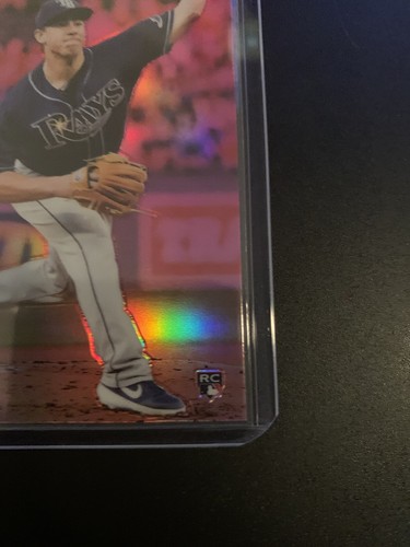 2020 Topps Chrome Brendan McKay Rays Pink Refractor RC #8 Rare - Picture 2 of 6