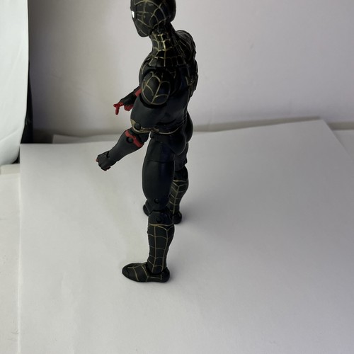 Marvel Legends Spider-Man Black Gold Suit Armadillo No Way Home incomplete loose - Picture 8 of 8