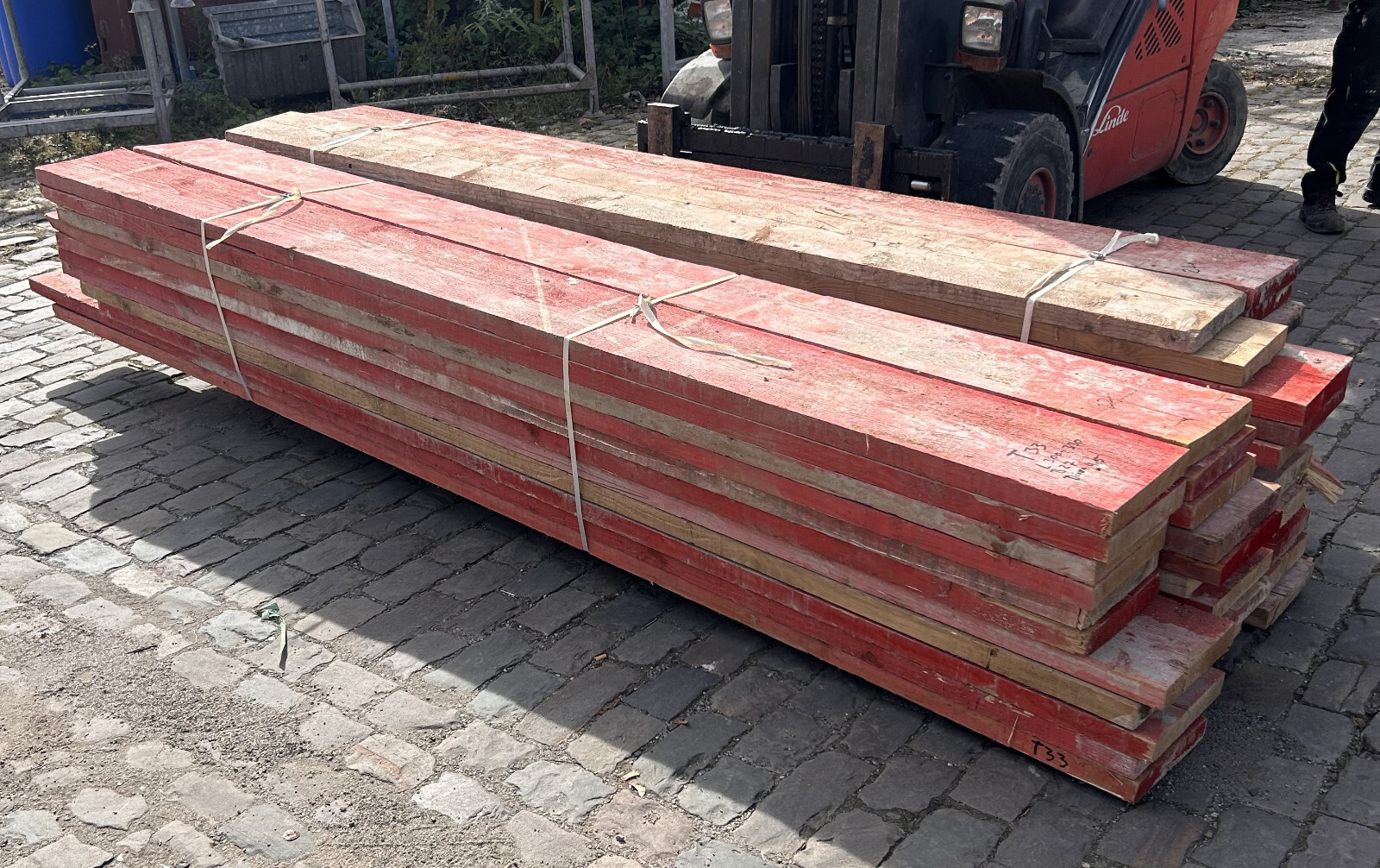46 Gerüstbohlen 300cmHolzboden Holzböden Holzdielen Baubohlen