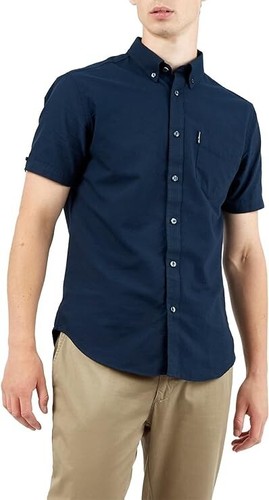 Ben Sherman Mens Oxford Shirt Short Sleeve size m bnwt - Imagen 2 de 3