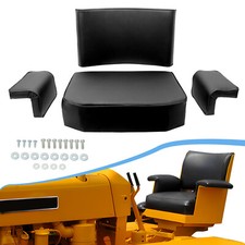 4 PCS Seat Cushion Set Kit Fits John Deere Crawler Dozer 420 430 440 1010 2010