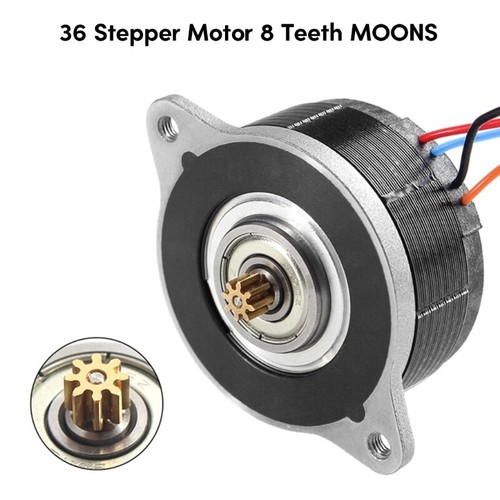 NEMA14 36 Stepper Motor 8 Teeth MOONS CSE14HRA1L410A High Temperature For - Afbeelding 4 van 7
