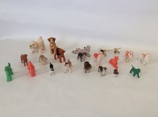 Lot Of 20 Plastic Dog Toys  Cake Toppers Party Favors Collectibles
