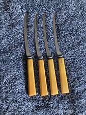 Henry’s Stainless Steel Knives With Bakelite Handles in Very Good Condition