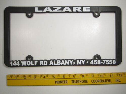 DEALER License Plate Frame LAZARE Albany NY 14P1