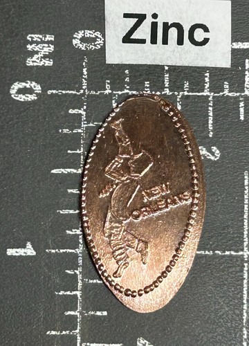 New Orleans Louisiana Jazz Music Trumpet Elongated Pressed Smashed Penny Coin