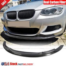 Carbon Fiber Front Bumper Lip Splitter For BMW 325i E92 E93 LCI M-Sport 2010-13