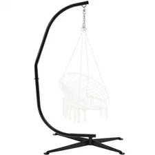 C-stand for Swing Hammock Chair Free Rotation Hammock Stand for Hanging Chairs