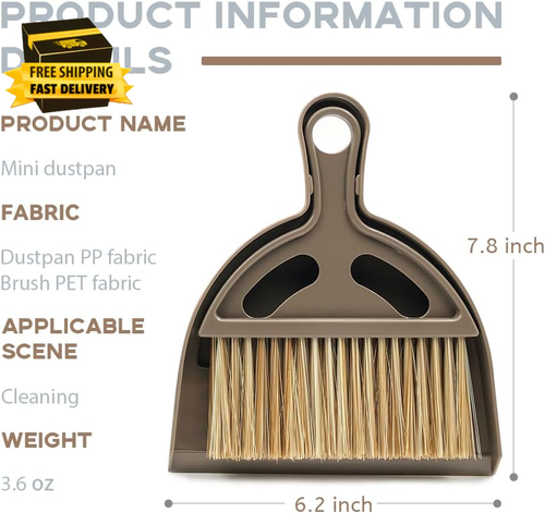 Mini Broom and Small Dustpan Brush - Mini Broom and Dustpans, Small Broom and D - Picture 4 of 7