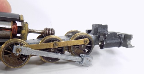 VTG/ HO/ UNBRANDED / LOCOMOTIVE #1186 / CHASSIS / MOTOR / WHEELS / BRASS PARTS - Picture 5 of 7