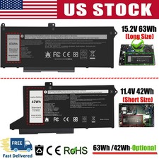   RJ40G /WY9DX Battery For Dell Latitude 5420 5520 Precision 3560 Series-2 Types