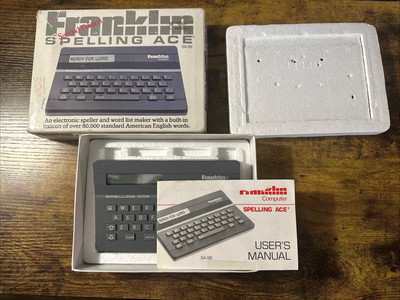 Franklin Spelling Ace SA-98 Second Edition Boxed Vintage Tested Radio Shack
