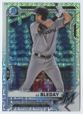 2021 Bowman Chrome Mega Box Mojo Refractor #BCP-93 JJ Bleday Marlins NM ID:44651