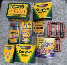 Mixed Lot of Vintage Crayola Products in Boxe...