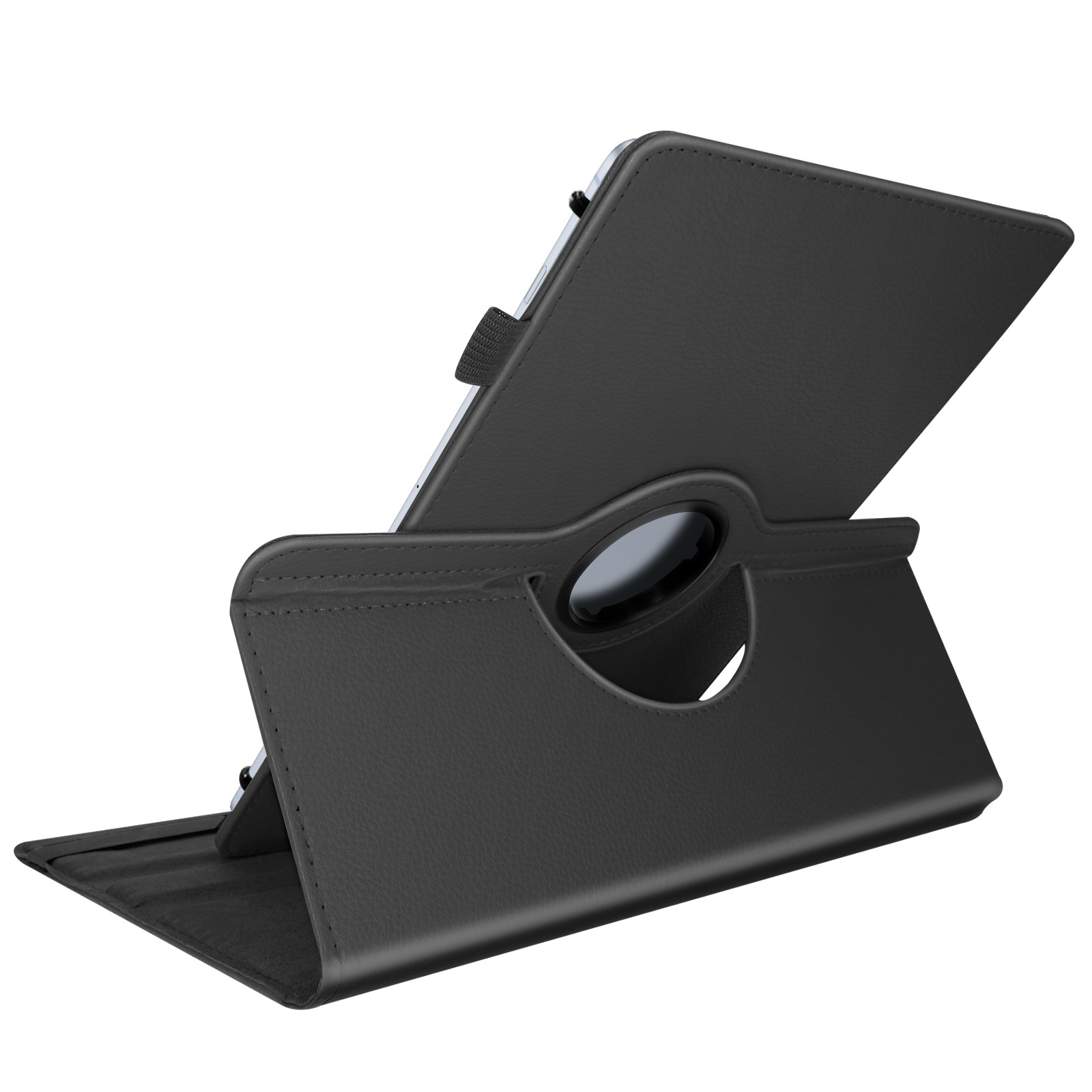 Housse tablette 11 pouces rotative noire idéale pour travailler en train