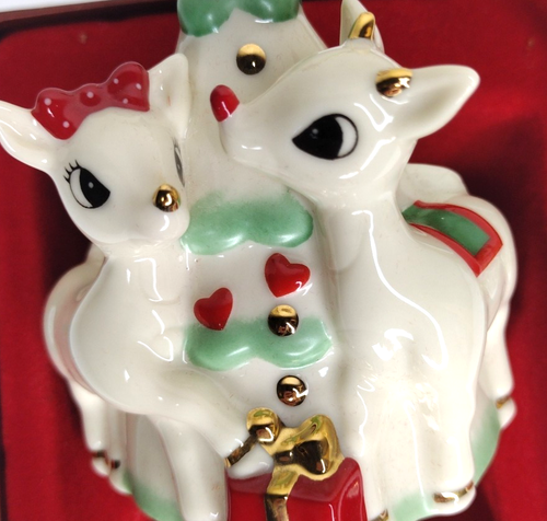 Lenox Rudolph Red Nose Reindeer w Clarice Christmas Ornament 3rd is Series 2003 - Picture 3 of 9
