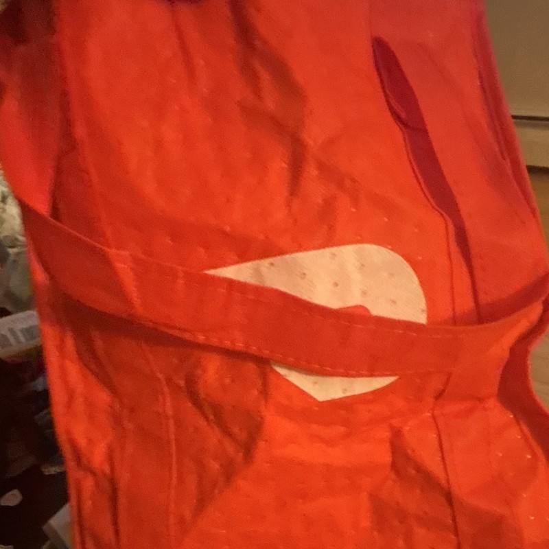 DoorDash Insulated Food Delivery Bag Tote, Red w/ Foil Lined Interior