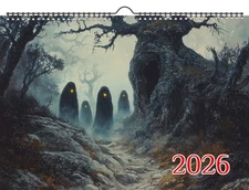 2026 Wall Calendar ~ Haunted Forests: Dark and Mysterious Enchanted Woods