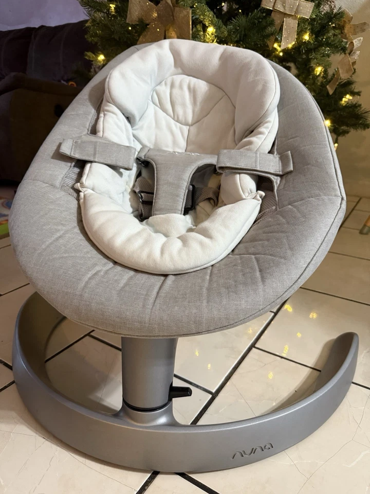 Asiento de bebé y balancín Nuna Leaf Grow - gris - SE10307DWD Foto 3 de 4