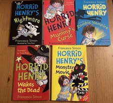 Horrid Henry Set Of Five Books 