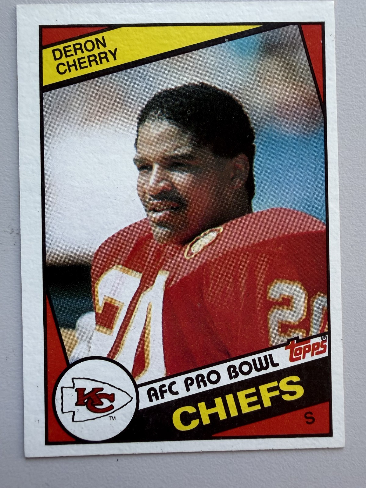 Deron Cherry 1984 Topps #89 Kansas City Chiefs NRMT FREE SHIPPING