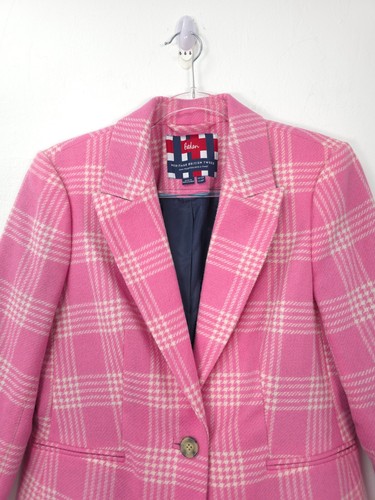 Chaqueta Boden Talla 12 R Rosa Pata de Gallo Heritage British Tweed Atkins Blazer - Imagen 5 de 11