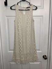 Vintage Xtraordinary Lace Dress Women’s S Cream Whimsical Fairy Boho Hippie