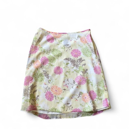 Geoffrey Beene, Vintage Y2K Geoffrey Beene Sport Pink Floral Skirt Women's Size 6 (Small)