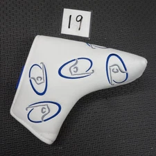 Golf club putter blade head cover men fast shipping white blue 251204 nice