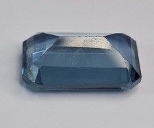 Blue Colour Aquamarine Emerald Cut 5-7 Ct Loose For Pendant Gemstone