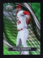 2024 Topps Chrome Black Green Wave Refractor 79/99 Nolan Arenado #31 16iw