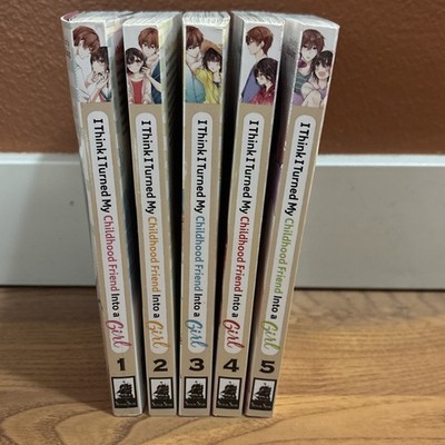 I Think I Turned My Childhood Friend Into a Girl Vol 1-5 English Manga Set
