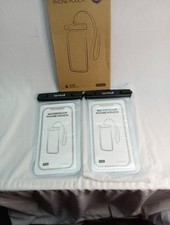 Lamicall Waterproof Phone Pouch Set Of Two 7" Transparent Ipx8 New