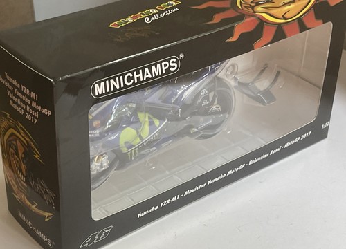Minichamps 122 173046 Yamaha YZR-M1 Valentino Rossi Movistar MotoGP 2017 1:12th - Picture 6 of 9