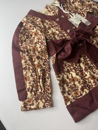 Kate Quinn Langarm Blumen Kleid Kleinkind Größe 2T - Bild 2 von 7