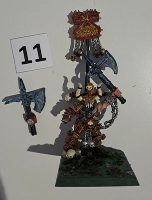 Warhammer - Figur bemalt, beschädigt - Metal Chaos Space Marine Khorne Champion? - Bild 1 von 4