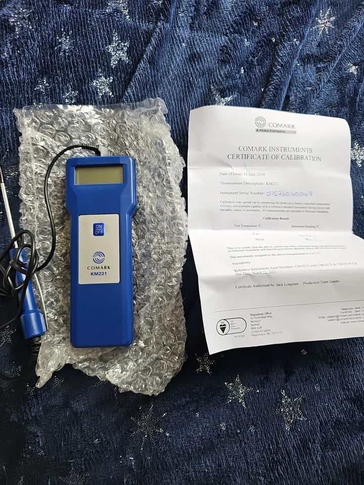 Comark Digital Thermometer Including Probe Model KM221/CAL FRIDGES TEMP CHECK - Image 2 of 4