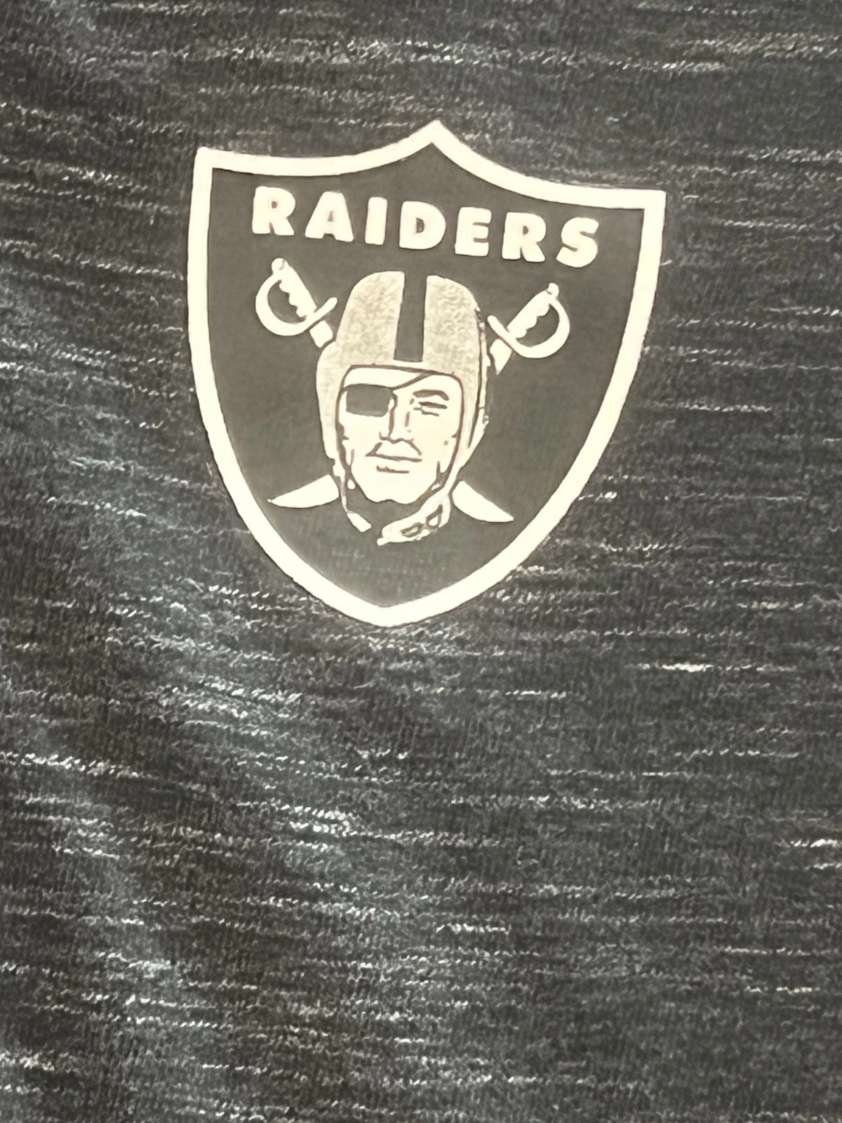 VETEMENTS RAIDERS NFL Team Apparel Girls Zip Up Hoodie Gray Size 7 8