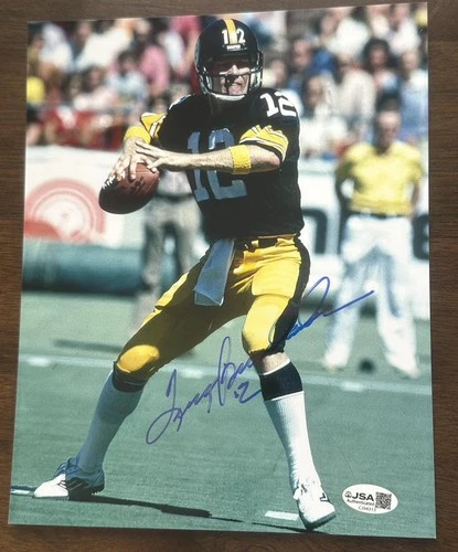 Terry Bradshaw Pittsburgh Steelers Autographed 8x10 Photo JSA COA