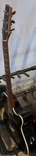 Good condition Godin A6 Ultra Black guitar with original hard case