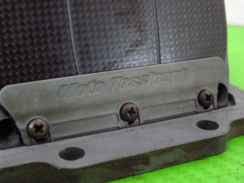 99-02 KX250 Conjunto de válvula de lengüeta de admisión Válvulas Carbono Moto Tassinari Vforce3 Bota - Imagen 5 de 8